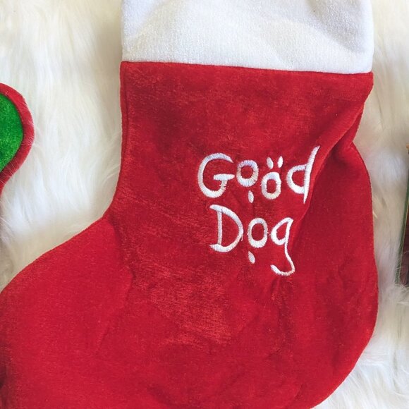 Dog Chirstmas Christmas With 2 Toys - Good Dog Bad Dog - Picture 3 of 8
